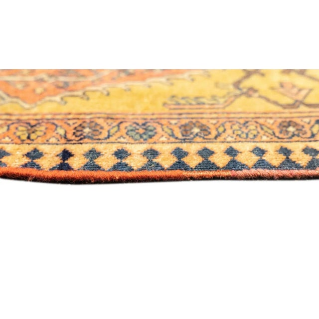 Red Antique Farahan Sarouk Rug 8'7'' x 10'5'' For Sale - Image 8 of 12