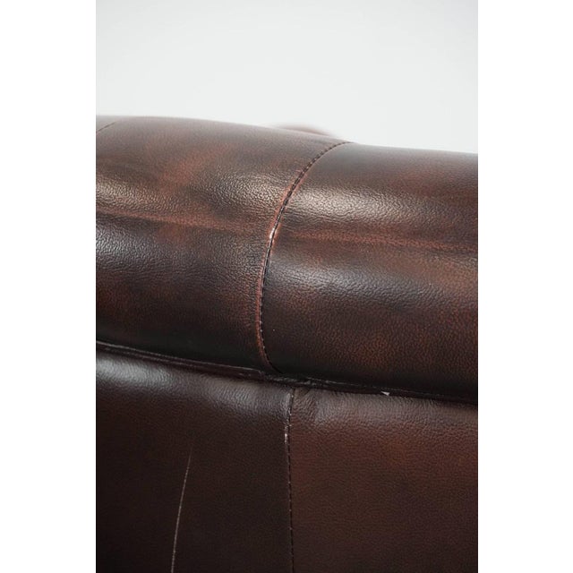 Chesterfield Club Chairs in Cowhide Leather, Set of 2 For Sale - Image 16 of 18
