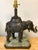 Late 20th Century Maitland-Smith Bronze Asian Elephant Table Lamp on Serpentine Marble Base For Sale - Image 4 of 14