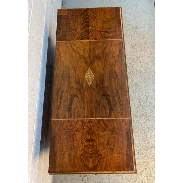 Vintage Figured Walnut Cedar Chest by Dillingham Mfg. Co For Sale - Image 11 of 13