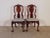 Pair #2 Kindel Winterthur Collection Queen Anne Cherry Shell Carved Side Chairs For Sale In South Bend - Image 6 of 11