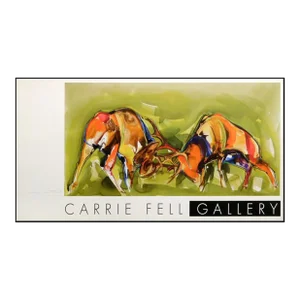 Carrie Fell "Common Ground" Western Cowboy Art Poster