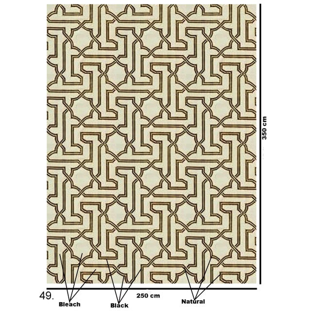 Custom Hand Made Abaca Fibre Premium Quality Rugs Sample2x2Ft. For Sale - Image 17 of 18