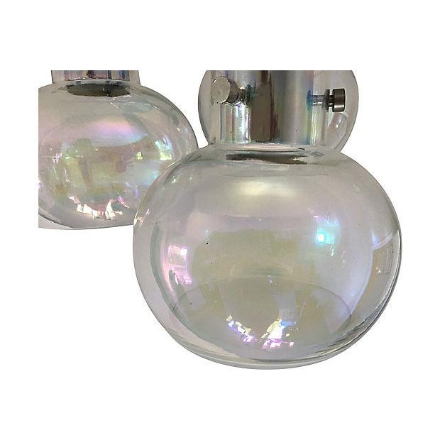Italian Blown Glass Ceiling Light Chairish