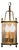 French Round Brass and Glass Lantern, 1930 For Sale