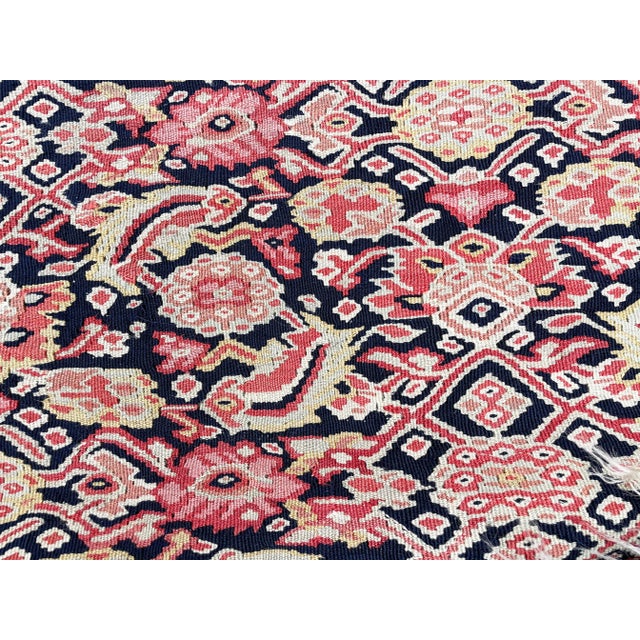 Antique Persian Senneh Kilim, Flat Weave For Sale - Image 10 of 10