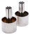 Silver-Plated Candlesticks, Italy, Set of 2 For Sale