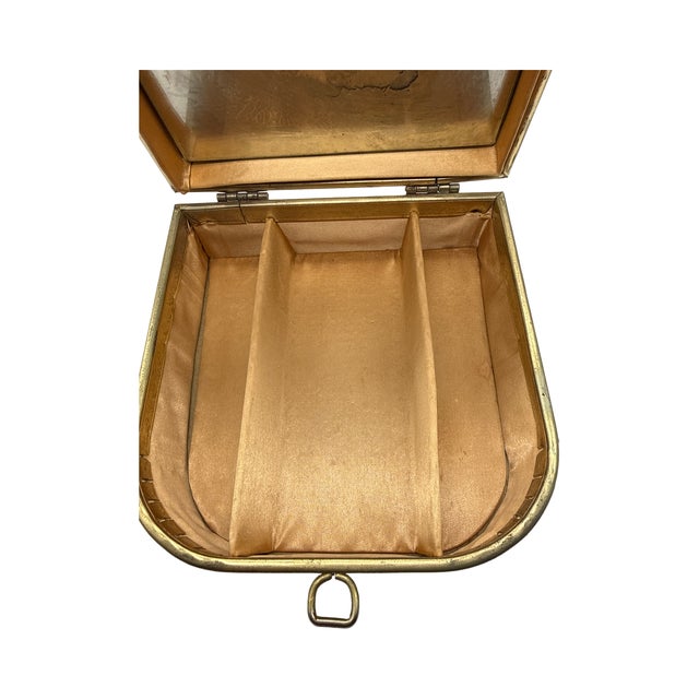 Antique French Red Velvet Jewelry Casket For Sale - Image 10 of 16