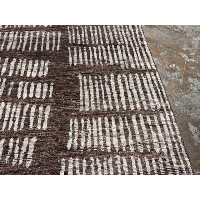 Traditional 6ft × 8ft 5in Restoration Hardware Esma Hand Knotted Wool Area Rug For Sale - Image 3 of 12