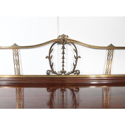 Brown Chippendale Mahogany Sideboard, 1890 For Sale - Image 8 of 12