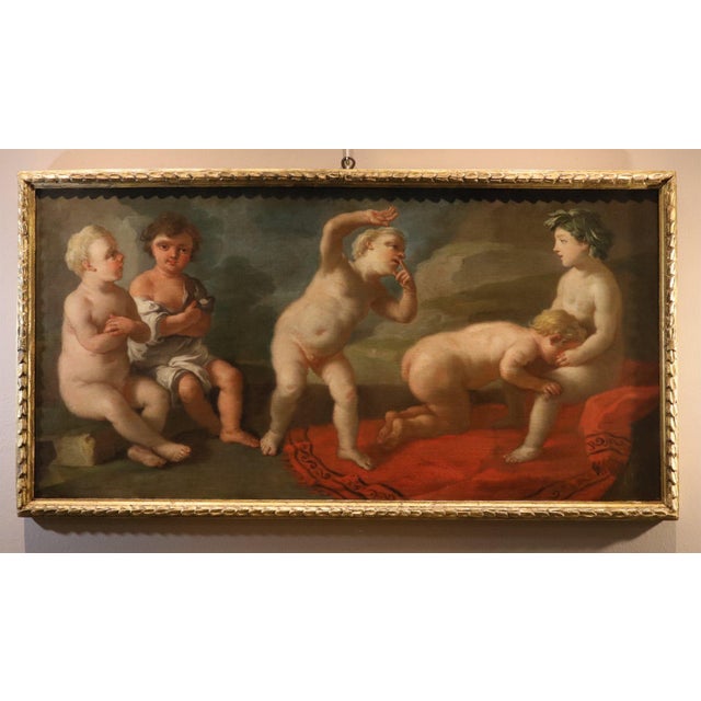 Francesco De Mura (Naples, 1696 – Naples, 1782) and workshop The Slapping Game (Jeu de la Main Chaude or Le Frappe-Main)...