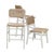 2020s Matthew Izzo Home Monroe White Wood Woven Back and Rush Seat Dining Chair For Sale - Image 5 of 8