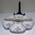 Beautiful vintage Vestal Portugal hand-painted divided serving dish featuring a charming pink floral motif and elegant...