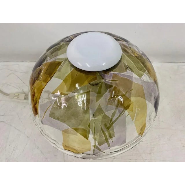 Italian Murano Glass Table Lamp from La Murrina, 1970s For Sale - Image 7 of 14