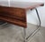Large Varnished Wood Executive Desk, in the Style of Florence Knoll For Sale - Image 11 of 12