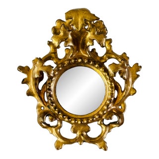19th Century Italian Gilt Wood Miniature Picture Frame For Sale