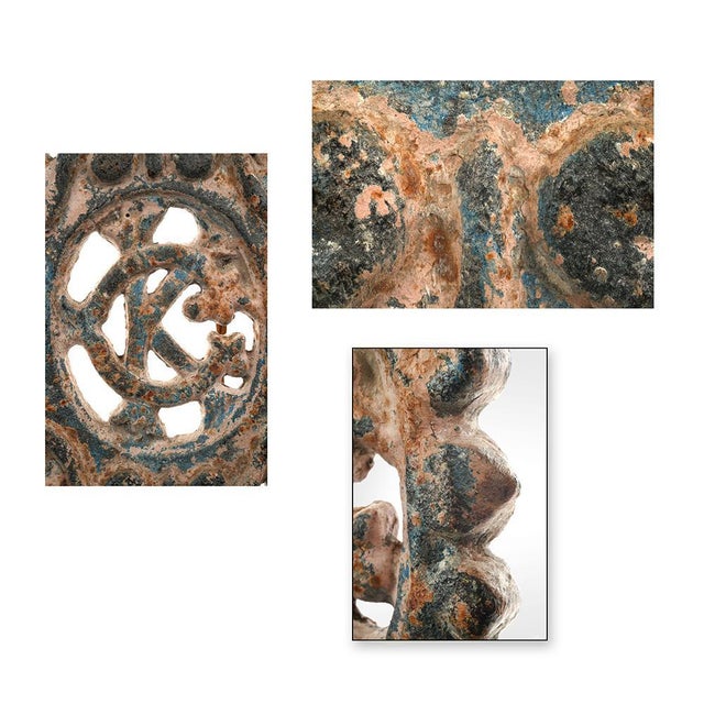 Cast Iron Balustrade Lamp For Sale - Image 3 of 4