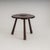 French wooden tripod side table with turned bobbin legs and concentric carved top attributed to Charles Dudouyt and...