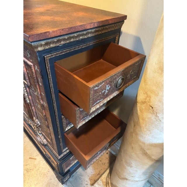 Mid 20th Century Hand Painted European Cabinet For Sale - Image 5 of 18