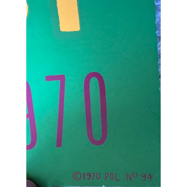 This 1970 Pop Art Exhibition vintage screenprint was created for the Andy Warhol Exhibition held from May 12 - June 21;...