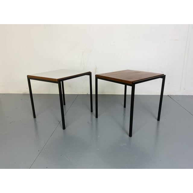 Mid-Century Modernist Side Tables from Pastoe, 1950s, Set of 2 For Sale - Image 10 of 18