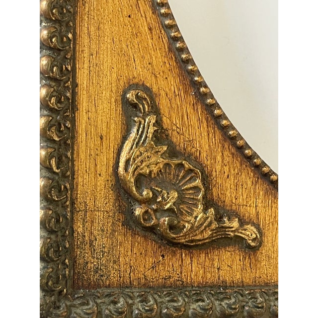 Victorian Vintage Gold Frame Oval For Sale - Image 3 of 3