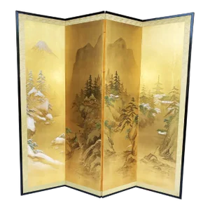 Japanese 4 Panel Screen