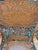 Brown Mid-Century Carved Oak Press Back Arm Chair For Sale - Image 8 of 11