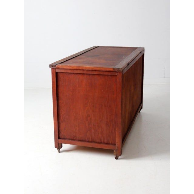 Mid 20th Century Vintage Industrial Wooden Crate For Sale - Image 5 of 12