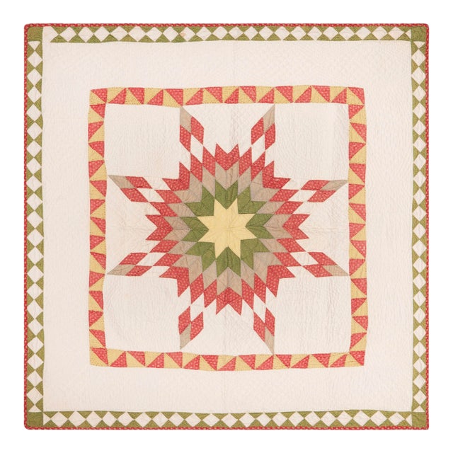 Nazmiyal Collection Antique American Quilt Textile For Sale