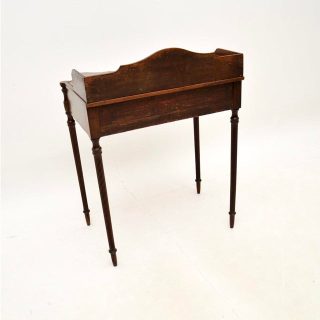 1910s Regency Sheraton Escritoire Desk, 1910 For Sale - Image 5 of 11