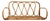 Vintage Rattan Wall Shelf, 1970s For Sale