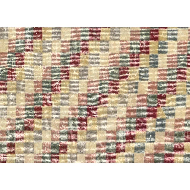 1960s Turkish Mid-Century Modern Runner. Hand woven with wool on cotton foundation in the Sparta region of Western Turkey....