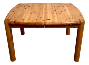 Extendable Dining Table in Pine attributed to Rainer Daumiller, 1970s