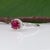 Metal 2.8Ct Madagascar Ruby Ring With Natural Diamond Accents: Solid 14k Gold, Size 6.75 For Sale - Image 7 of 10