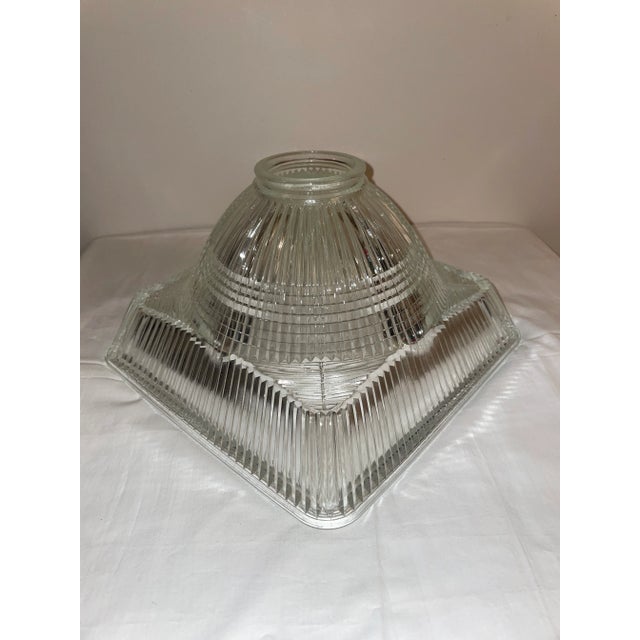 Awesome mid century HALOPHANE light fixture globe. It is architectual salvage from an old New Orleans building. Oh the...