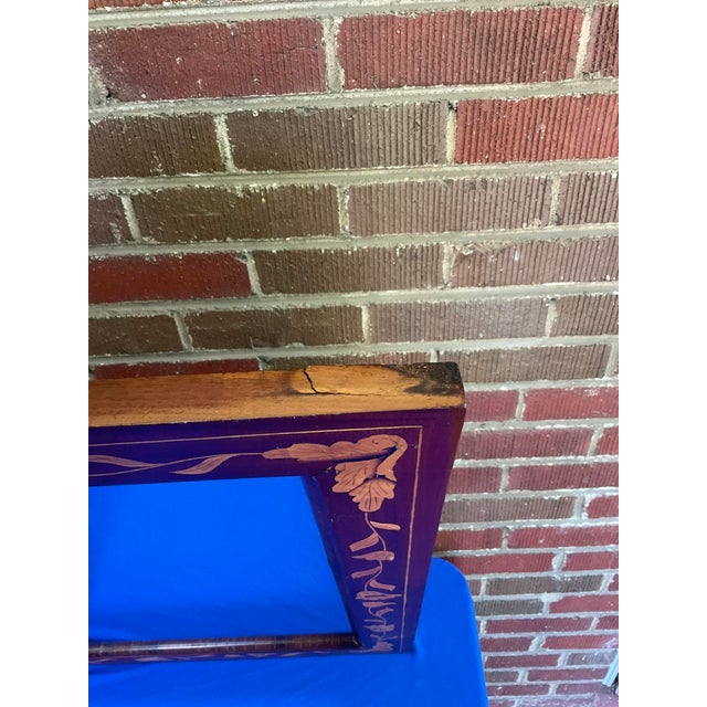 Late 19th Century 19th Century Dutch Marquetry Wall Mirror For Sale - Image 5 of 12