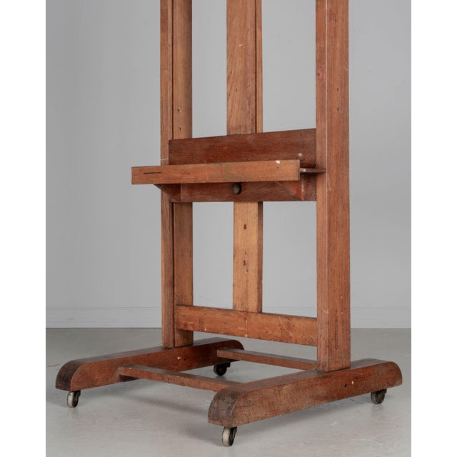 Adjustable French Oak Painter's Easel, Circa 1900s For Sale - Image 11 of 11