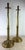 Metal Elegant Large Handcrafted Solid Brass Candlesticks by Maitland Smith For Sale - Image 7 of 7