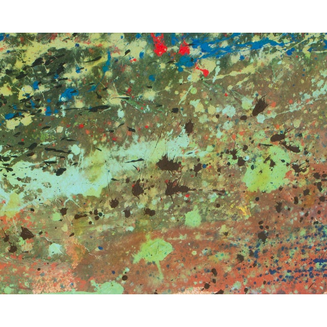 1980s Abstract Acrylic Landscape by Harry Hilson For Sale In Indianapolis - Image 6 of 8