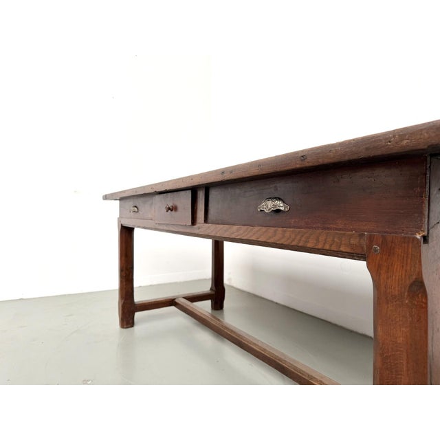 20th Century Oak Farmhouse Table, 1890s For Sale - Image 12 of 18