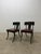 1990s Michael Taylor Bronzed Klismos Garden Chairs With Leather Cushions, 1990s For Sale - Image 5 of 18