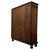 Brown Early 20th Century Antique English Oak Glazed Display Cabinet For Sale - Image 8 of 12