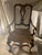 This is a 19th-century Venetian Baroque armchair. The chair features the fluid lines, sinuous curves, and cabriole legs...