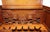 Brown 1960s George Zee Teak and Brass Flip-Top Cocktail Bar Cabinet For Sale - Image 8 of 16