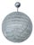 Large Brutalist Glass Pendant Light from Doria, 1970s For Sale