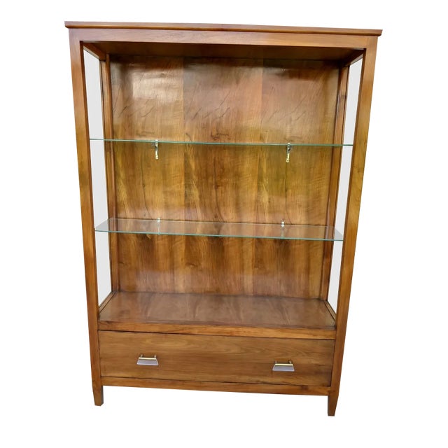Open Bookcase in Walnut, 1940s For Sale