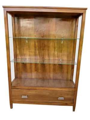 Open Bookcase in Walnut, 1940s