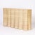 Mid-Century Modern Pair of Wicker Drapery Ghost Consoles For Sale - Image 3 of 9