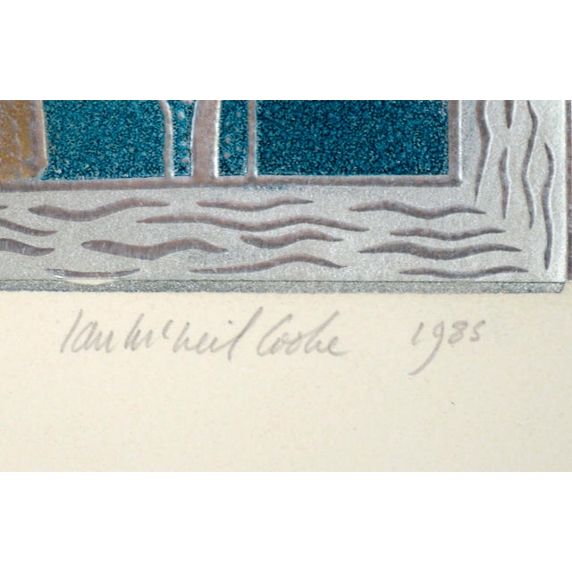 1980s Gavrinis Earth Goddess, Psychedelic Visionary Metallic Reversible Print, 1/75 by Ian McNeil Cooke For Sale - Image 5 of 8